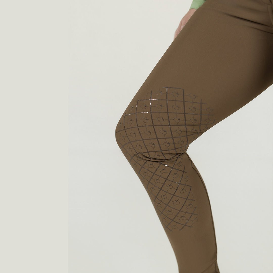 Dapplebay Sport Silicone Knee Patch Breeches - Chestnut - Dapplebay - Equiluxe Tack