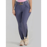 Dapplebay Sport Silicone Knee Patch Breeches-Purple Dusk - Equiluxe Tack