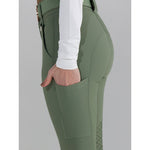 Dapplebay Sport Silicone Knee Patch Breeches - Rosemary - Dapplebay - Equiluxe Tack