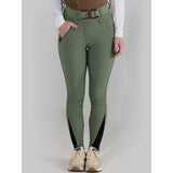 Dapplebay Sport Silicone Knee Patch Breeches - Rosemary - Dapplebay - Equiluxe Tack