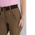 Dapplebay Sport Suede Knee Patch Breeches - Chestnut - Dapplebay - Equiluxe Tack