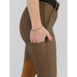 Dapplebay Sport Suede Knee Patch Breeches - Chestnut - Dapplebay - Equiluxe Tack