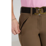 Dapplebay Sport Suede Knee Patch Breeches - Chestnut - Dapplebay - Equiluxe Tack