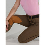 Dapplebay Sport Suede Knee Patch Breeches - Chestnut - Dapplebay - Equiluxe Tack