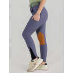 Dapplebay Sport Suede Knee Patch Breeches - Purple Dusk - Dapplebay - Equiluxe Tack