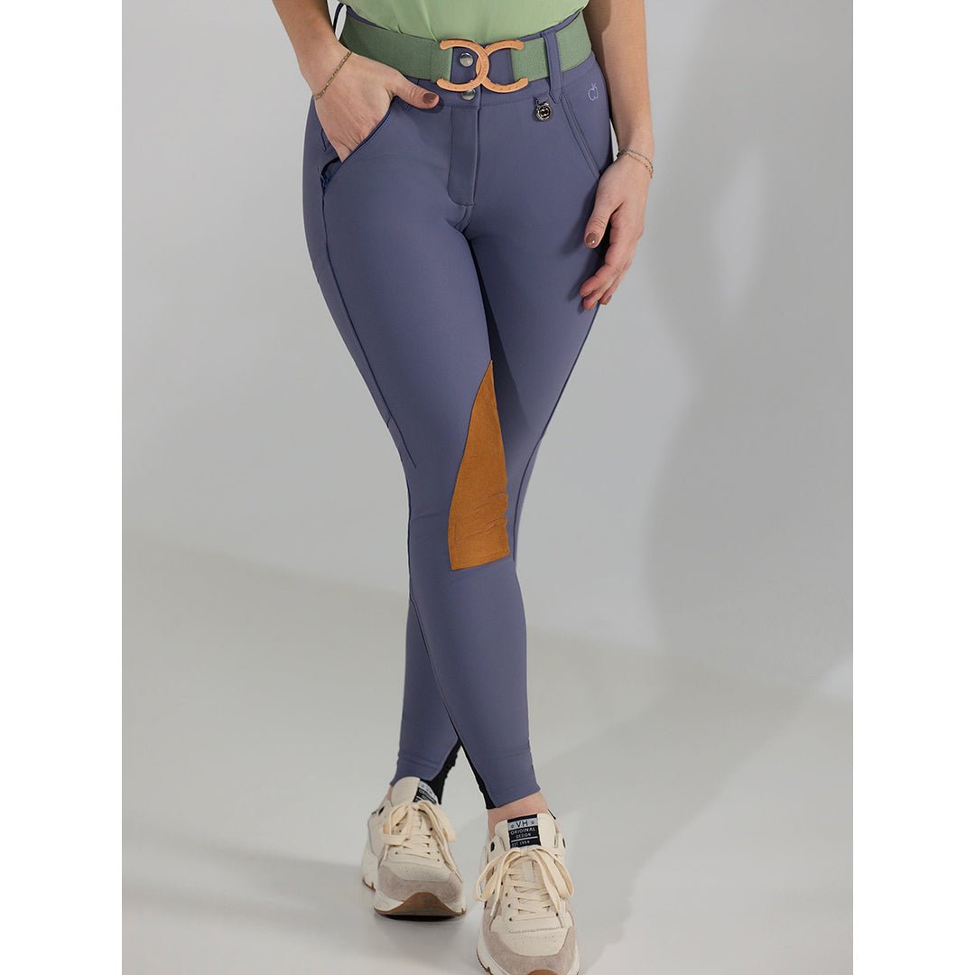 Dapplebay Sport Suede Knee Patch Breeches - Purple Dusk - Dapplebay - Equiluxe Tack