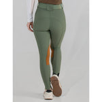 Dapplebay Sport Suede Knee Patch Breeches - Rosemary - Dapplebay - Equiluxe Tack
