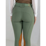 Dapplebay Sport Suede Knee Patch Breeches - Rosemary - Dapplebay - Equiluxe Tack