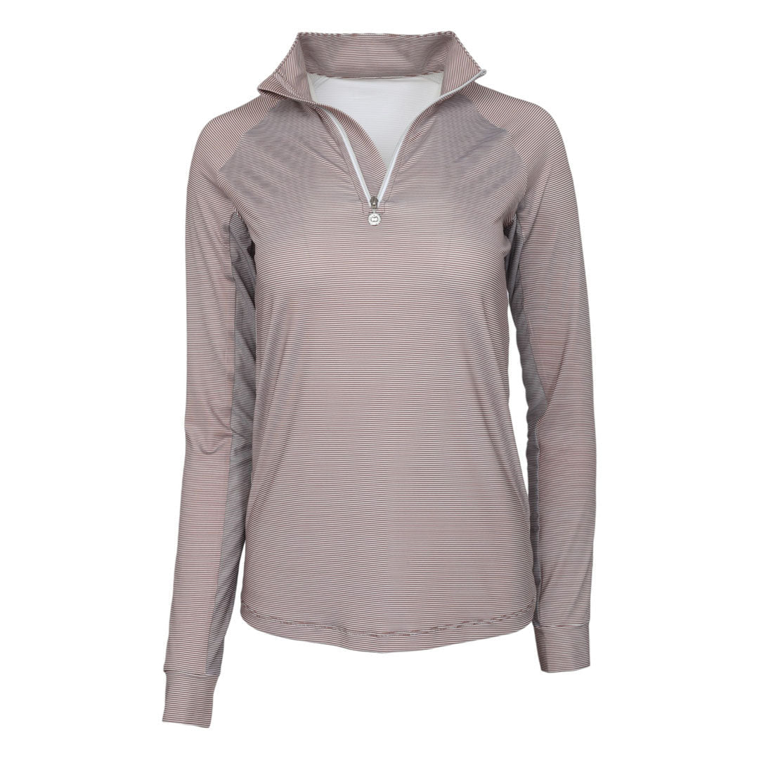 Dapplebay Stripe 1/4 Zip Riding Top - Dapplebay - Equiluxe Tack