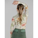 Dapplebay Vintage Floral 1/4 Zip LS Riding Top - Breeches.com - Equiluxe Tack