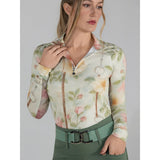 Dapplebay Vintage Floral 1/4 Zip LS Riding Top - Breeches.com - Equiluxe Tack