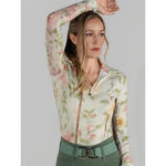 Dapplebay Vintage Floral 1/4 Zip LS Riding Top - Breeches.com - Equiluxe Tack