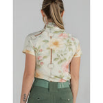 Dapplebay Vintage Floral 1/4 Zip SS Riding Top - Breeches.com - Equiluxe Tack