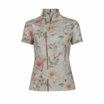 Dapplebay Vintage Floral 1/4 Zip SS Riding Top - Breeches.com - Equiluxe Tack