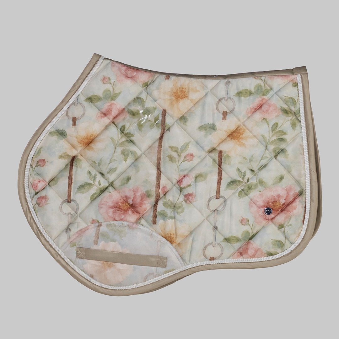 Dapplebay Vintage Floral XC Saddle Pad - Breeches.com - Equiluxe Tack