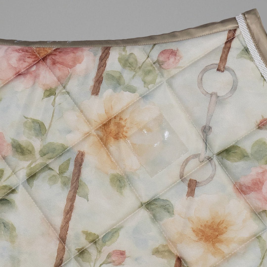 Dapplebay Vintage Floral XC Saddle Pad - Breeches.com - Equiluxe Tack