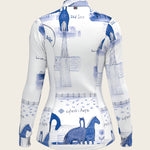 Daydreaming Horses in Blue Quarter Zip Sun Shirt - Espoir Equestrian - Equiluxe Tack