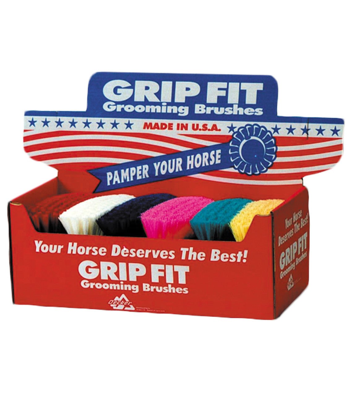 Decker Grip Fit Grooming Brush Assortment - Decker - Equiluxe Tack