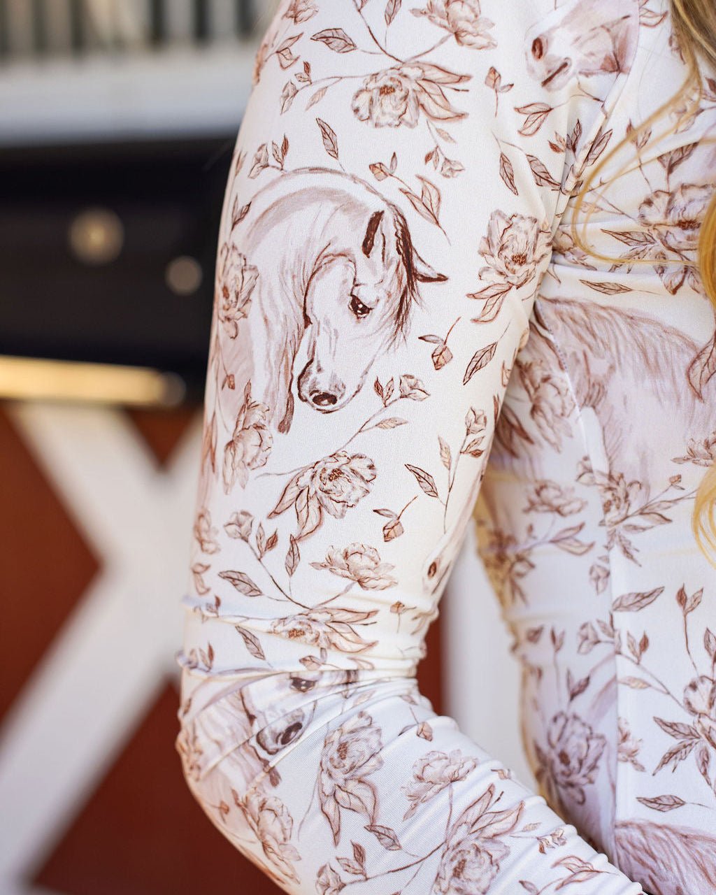 Deinhardt Designs Connection Collection SEPIA Long Sleeve Signature Sunshirt - Equiluxe Tack