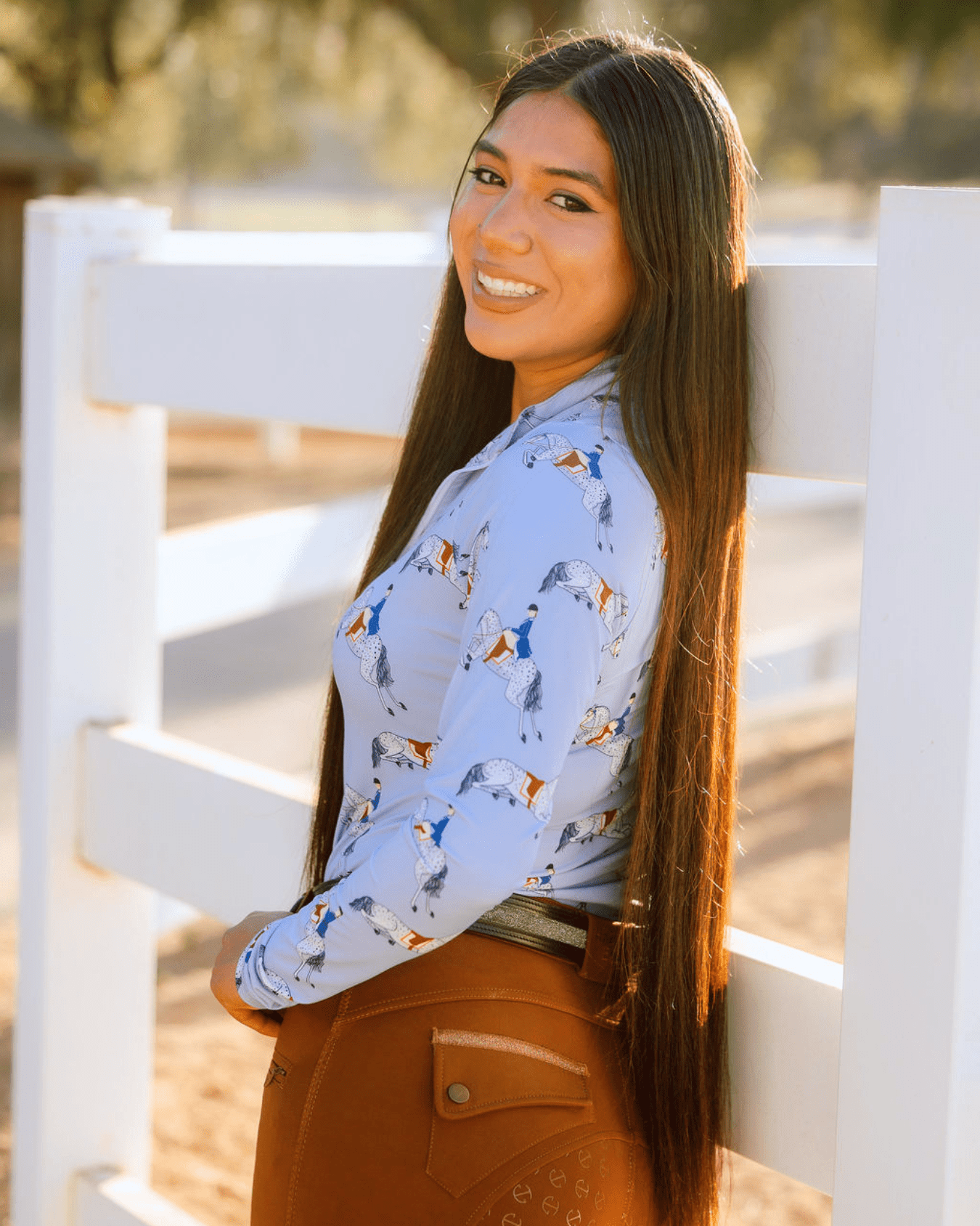Deinhardt Designs Connection Collection VOGUE Long Sleeve Signature Sunshirt - Equiluxe Tack