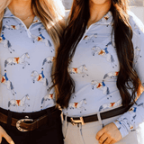 Deinhardt Designs Connection Collection VOGUE Long Sleeve Signature Sunshirt - Equiluxe Tack