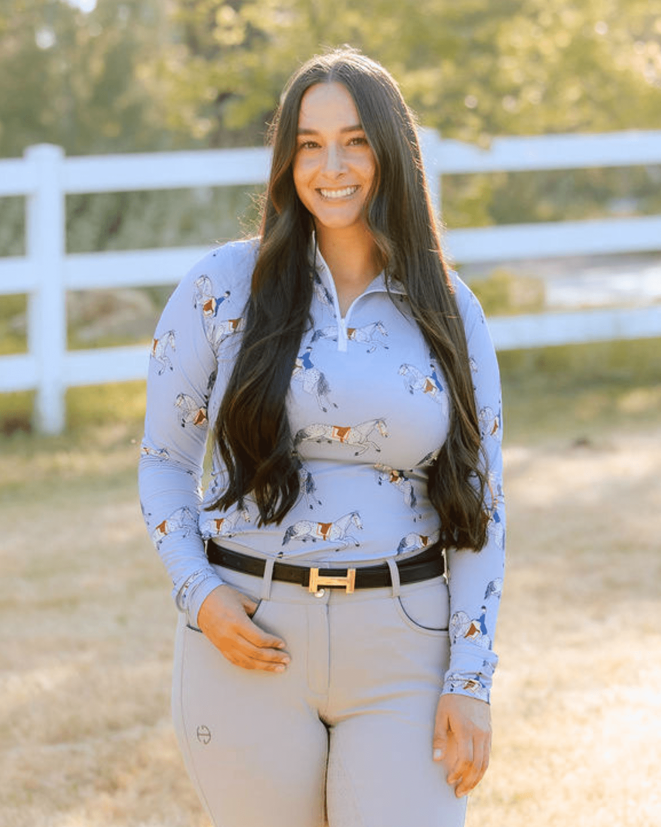 Deinhardt Designs Connection Collection VOGUE Long Sleeve Signature Sunshirt - Equiluxe Tack