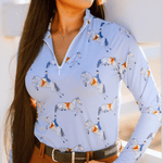 Deinhardt Designs Connection Collection VOGUE Long Sleeve Signature Sunshirt - Equiluxe Tack