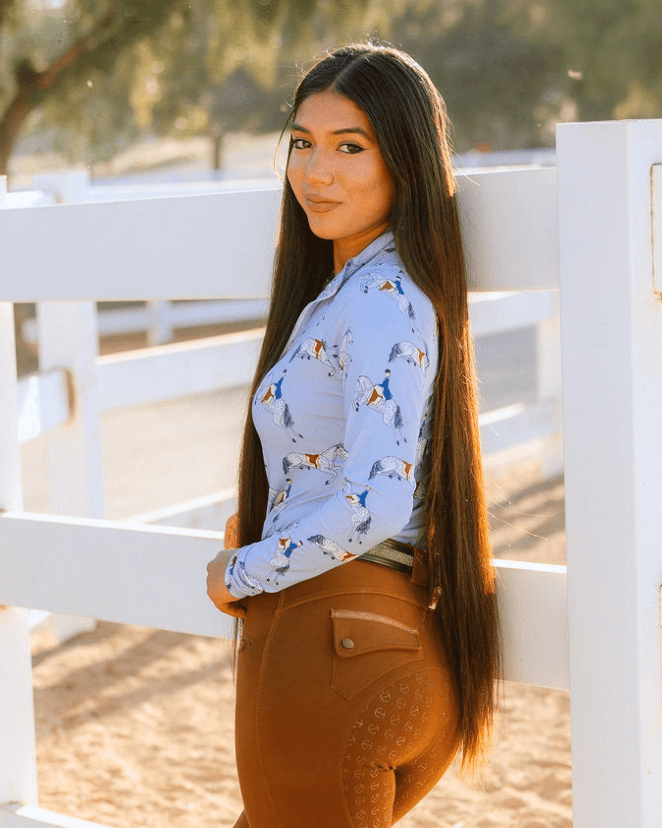 Deinhardt Designs Connection Collection VOGUE Long Sleeve Signature Sunshirt - Equiluxe Tack