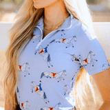 Deinhardt Designs Connection Collection VOGUE Short Sleeve Signature Sunshirt - Equiluxe Tack