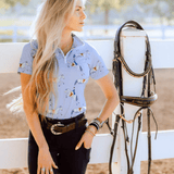 Deinhardt Designs Connection Collection VOGUE Short Sleeve Signature Sunshirt - Equiluxe Tack