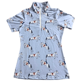 Deinhardt Designs Connection Collection VOGUE Short Sleeve Signature Sunshirt - Equiluxe Tack