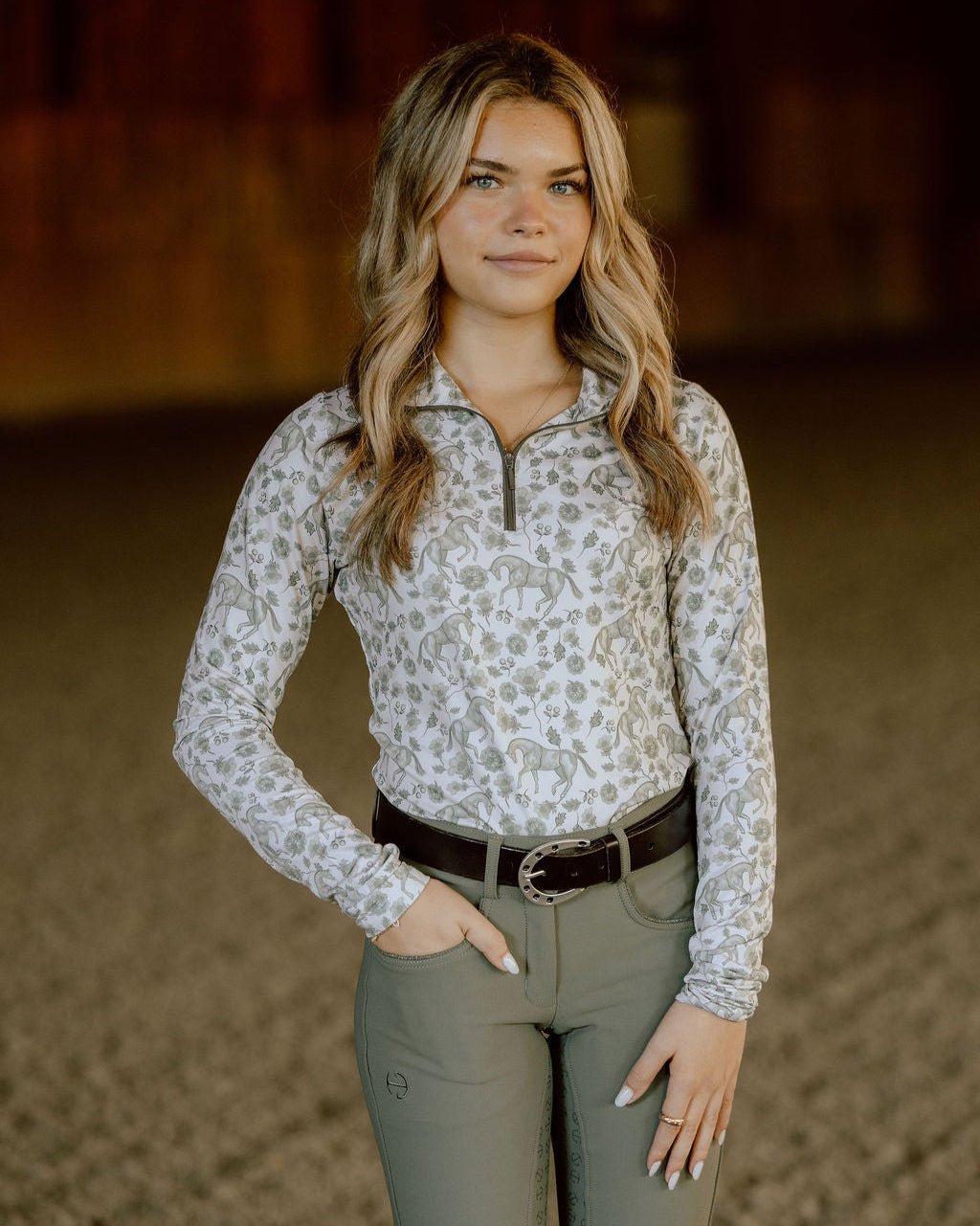 Deinhardt Designs EVERGREEN Long Sleeve Sunshirt - Deinhardt Designs - Equiluxe Tack