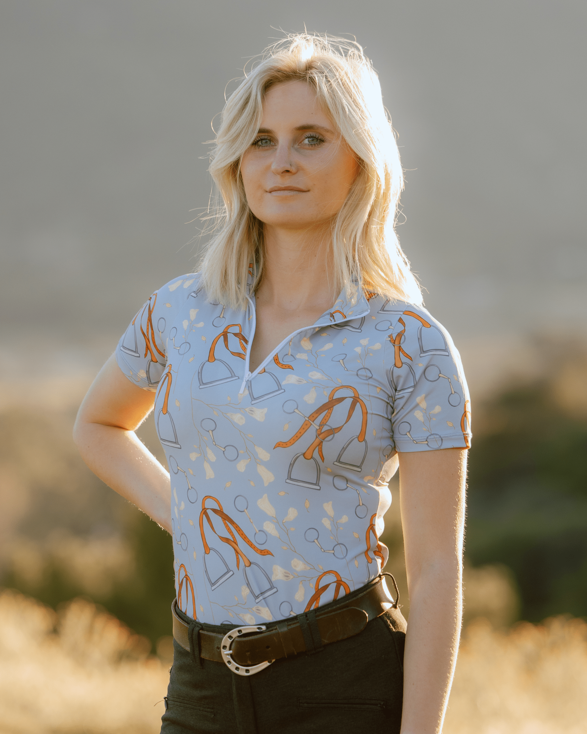 Deinhardt Designs Impulsion & Straightness KASSIDY Short Sleeve Signature Sunshirt - Equiluxe Tack