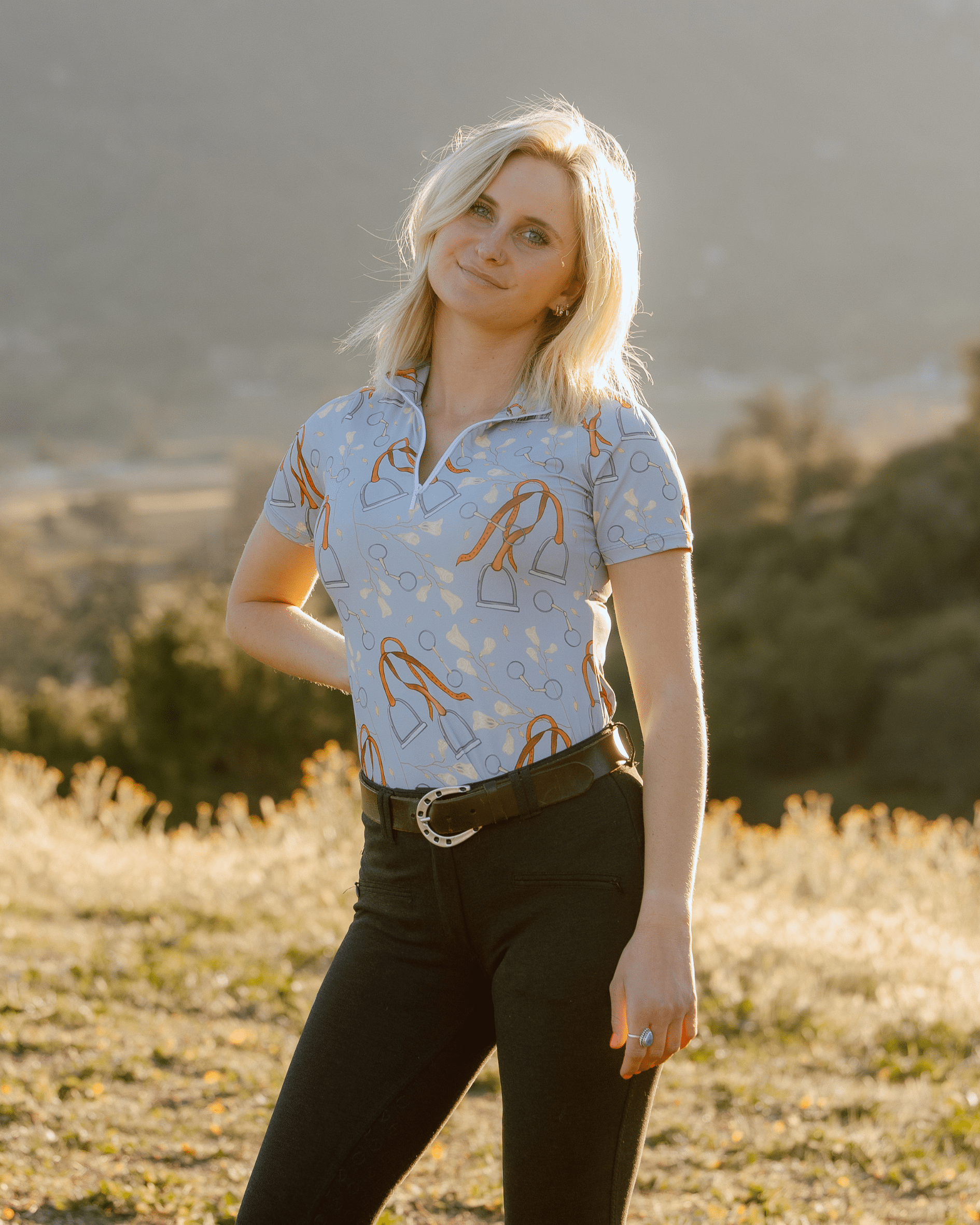 Deinhardt Designs Impulsion & Straightness KASSIDY Short Sleeve Signature Sunshirt - Equiluxe Tack