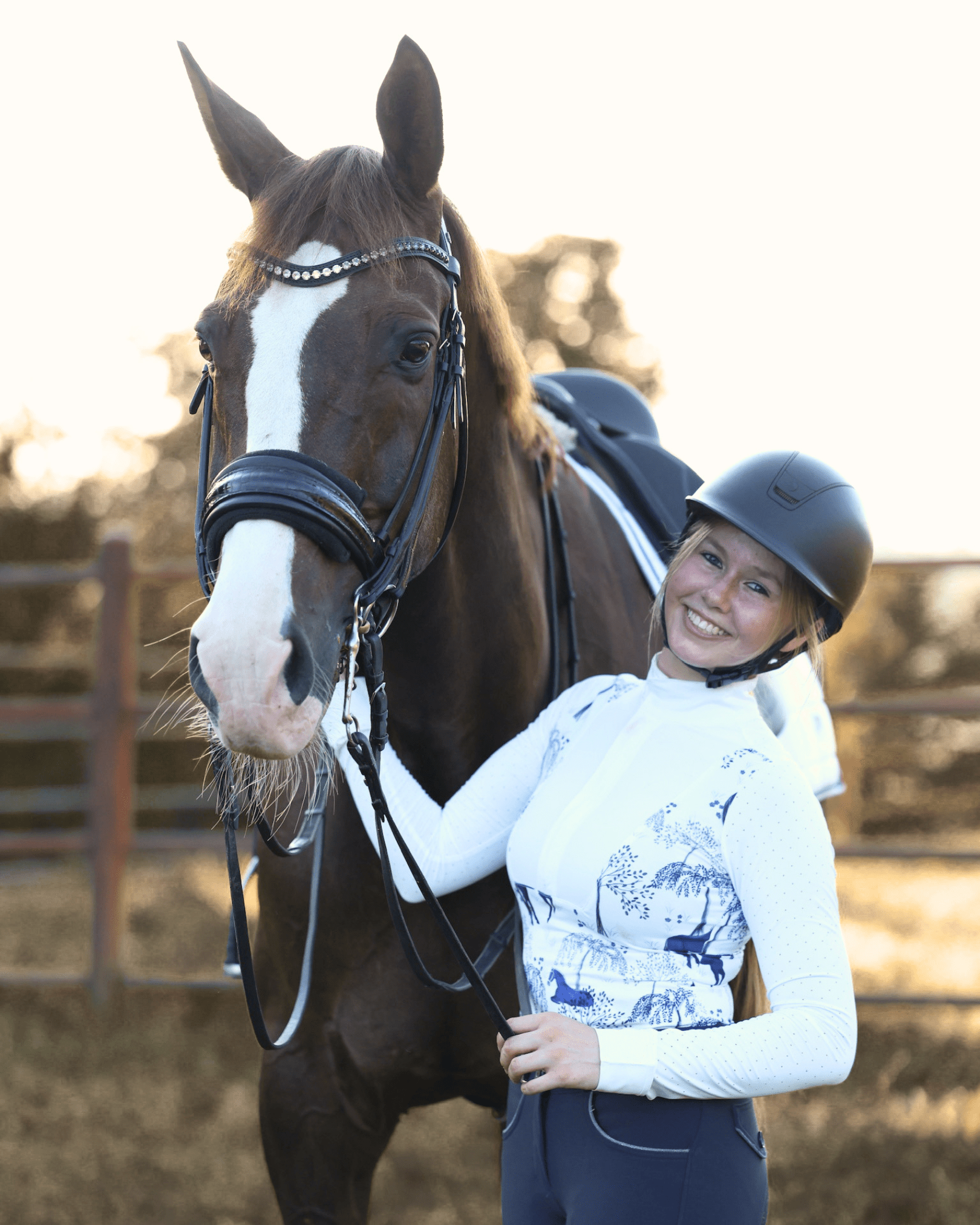Deinhardt Designs Long Sleeve Capriole Competition Shirt - ELOISE - Equiluxe Tack