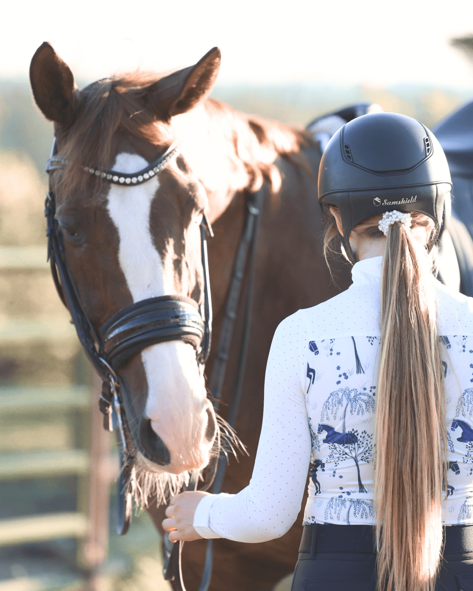 Deinhardt Designs Long Sleeve Capriole Competition Shirt - ELOISE - Equiluxe Tack