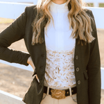 Deinhardt Designs Long Sleeve Capriole Competition Shirt - SEPIA - Equiluxe Tack