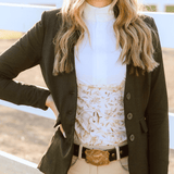 Deinhardt Designs Long Sleeve Capriole Competition Shirt - SEPIA - Equiluxe Tack