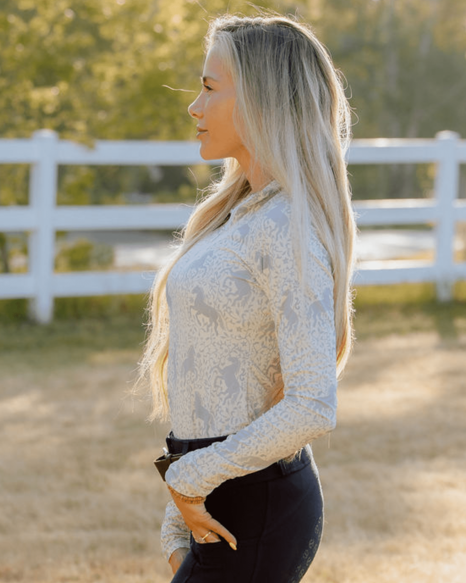 Deinhardt Designs Prints With A Purpose CORAL Long Sleeve Signature Sunshirt - Equiluxe Tack