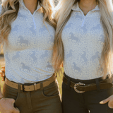 Deinhardt Designs Prints With A Purpose CORAL Short Sleeve Signature Sunshirt - Equiluxe Tack
