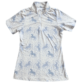 Deinhardt Designs Prints With A Purpose CORAL Short Sleeve Signature Sunshirt - Equiluxe Tack