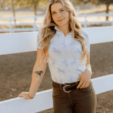 Deinhardt Designs Prints With A Purpose CORAL Short Sleeve Signature Sunshirt - Equiluxe Tack