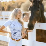 Deinhardt Designs Short Sleeve Capriole Competition Shirt - ELOISE - Equiluxe Tack
