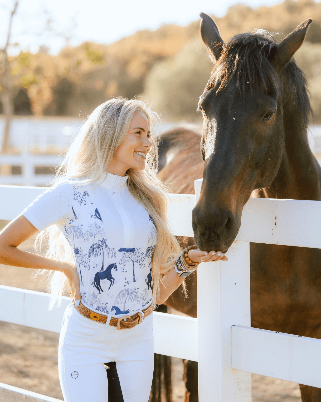 Deinhardt Designs Short Sleeve Capriole Competition Shirt - ELOISE - Equiluxe Tack