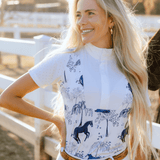 Deinhardt Designs Short Sleeve Capriole Competition Shirt - ELOISE - Equiluxe Tack