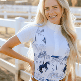 Deinhardt Designs Short Sleeve Capriole Competition Shirt - ELOISE - Equiluxe Tack