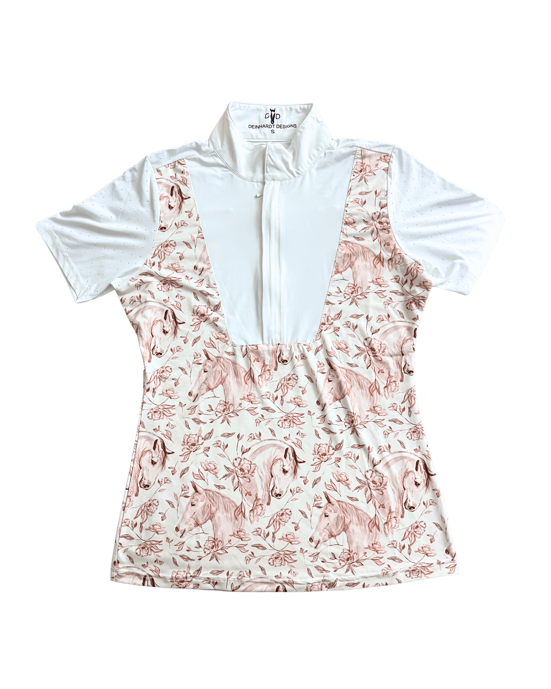 Deinhardt Designs Short Sleeve Capriole Competition Shirt - SEPIA - Equiluxe Tack