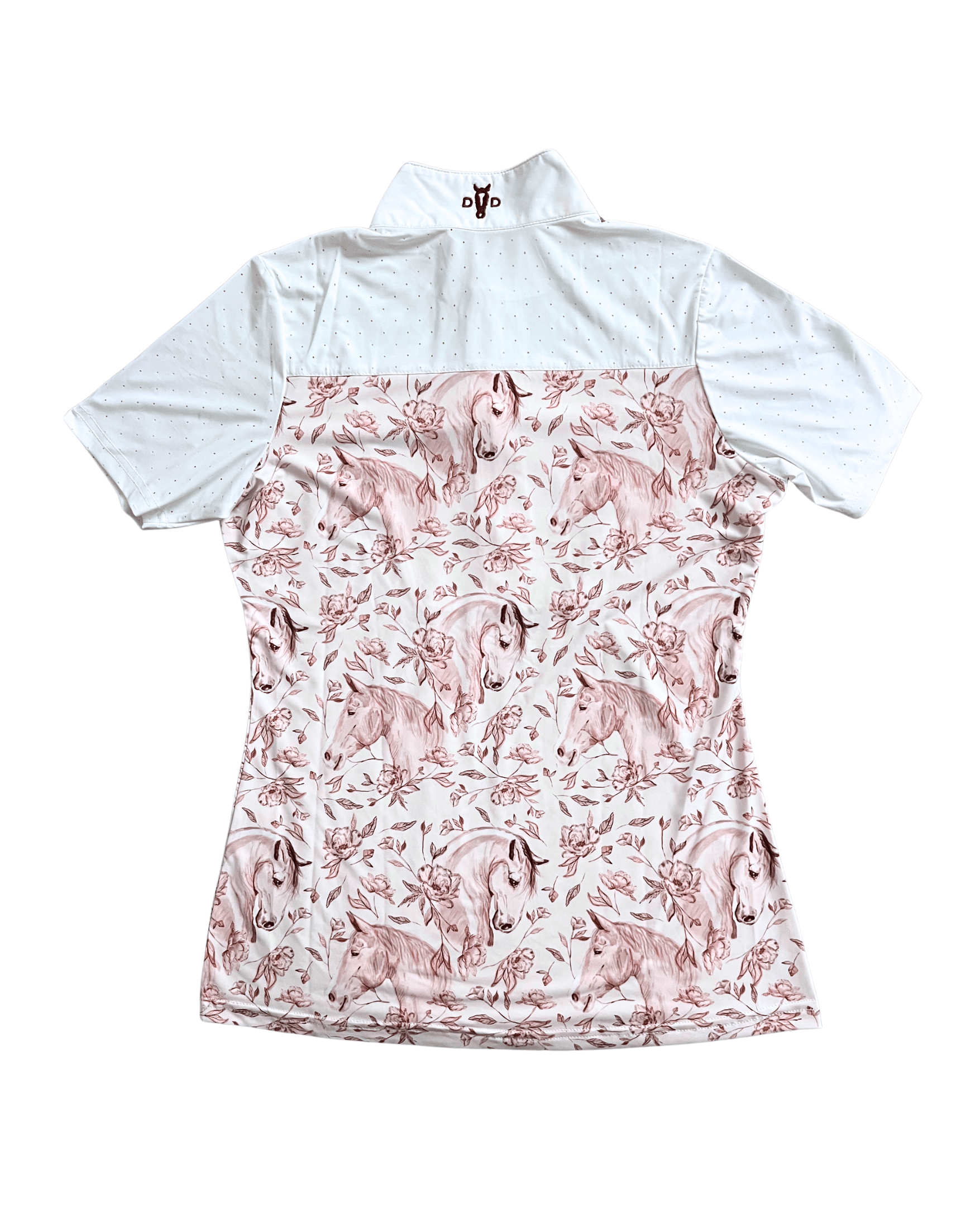 Deinhardt Designs Short Sleeve Capriole Competition Shirt - SEPIA - Equiluxe Tack