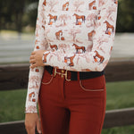 Deinhardt Designs x Tucker Tweed® TOILE Long Sleeve Sunshirt - Deinhardt Designs - Equiluxe Tack