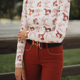 Deinhardt Designs x Tucker Tweed® TOILE Long Sleeve Sunshirt - Deinhardt Designs - Equiluxe Tack